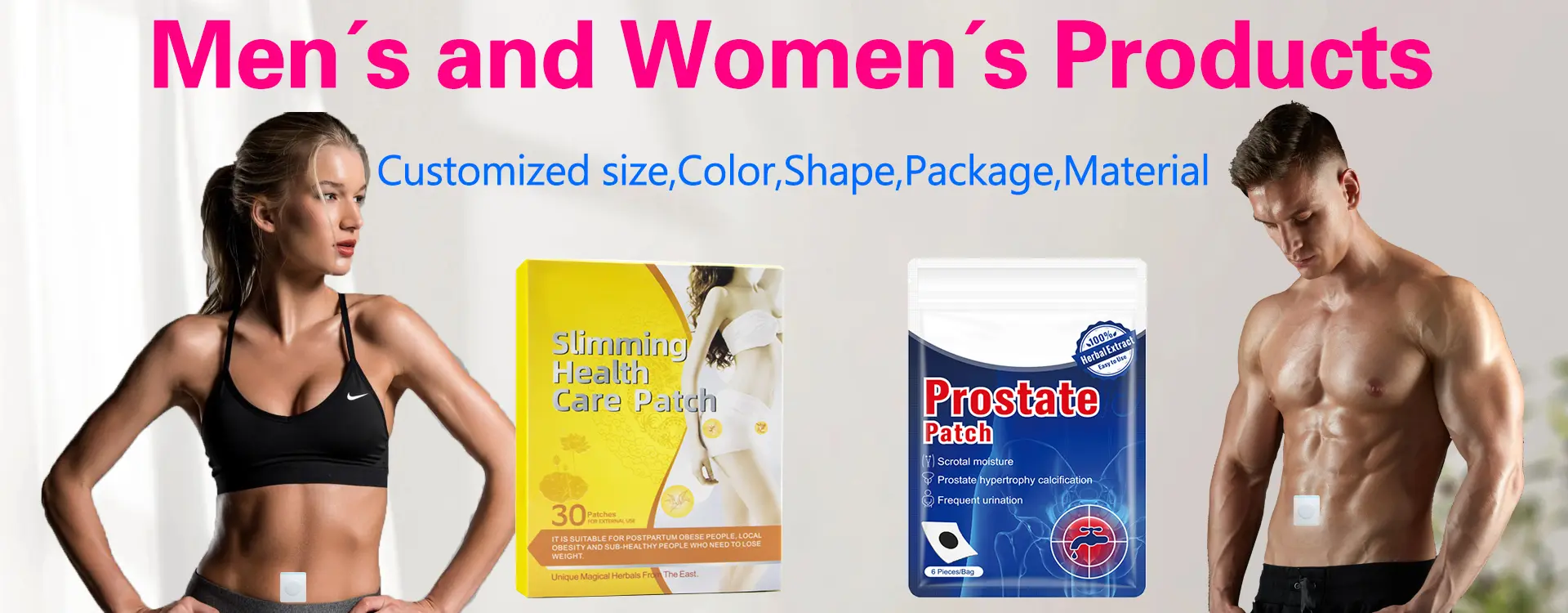 man and women products