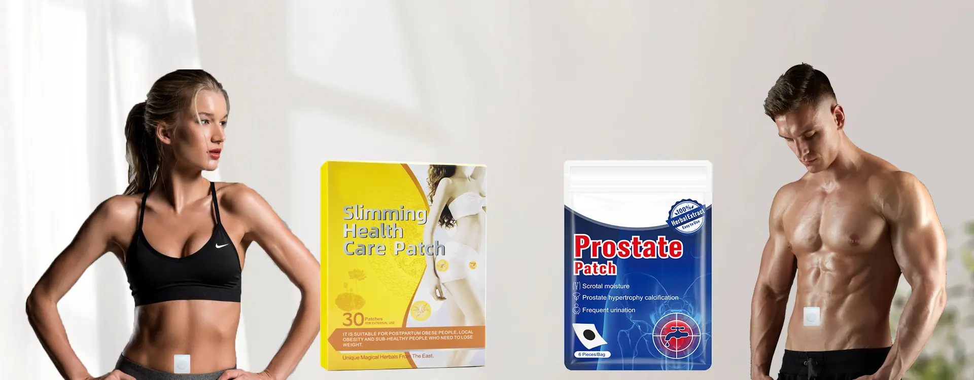 Men's & Women's Care Patches - Slimming  Support